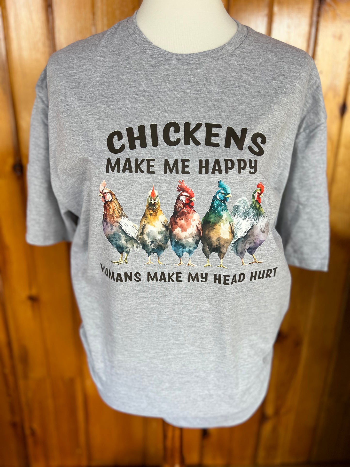 Chickens make me happy Humans make my head hurt